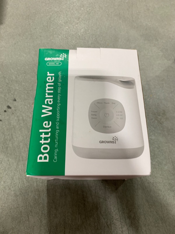 Photo 1 of GROWNSY Bottle Warmer, Baby Bottle Warmer Fast for Breastmilk & Formula, Accurate Temperature Control, Milk Warmer for All Bottles with Thaw, Sterilizing, Keep Warm, Heat Food