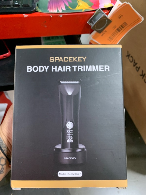 Photo 1 of Manscape Electric Body Hair Trimmer - IPX7 Waterproof Ball Trimmer for Men with LED Light, Wet/Dry Groomer, USB-C Rechargeable, Travel Bag Included - Men's Pubic, Groin and Body Shaver