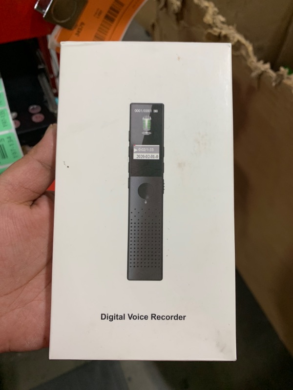 Photo 1 of WearHome 64GB Digital Voice Recorder - Bluetooth Playback, 3072KBPS Voice Activation, Password Protection - Ideal for Lectures, Meetings, Interviews.