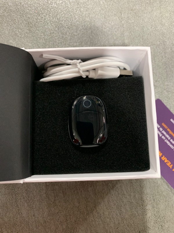 Photo 1 of Wellue O2Ring-S Oxygen Monitor with Vibration Reminder, Bluetooth Pulse Oximeter Tracks SPO2 and Pulse Rate, 24 hrs Battery Life, 4*10 Hours Built-in Memory, Rechargeable Pulse Ox with Free PC & APP