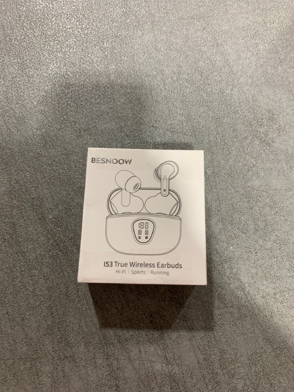 Photo 1 of Wireless Earbuds, Bluetooth 5.4 Headphones HiFi Stereo, Bluetooth Earbuds with ENC Noise Cancelling Mic, IP7 Waterproof in Ear Earphones, 48H, LED Display Ear buds for Pad Phone Workout Sports, White