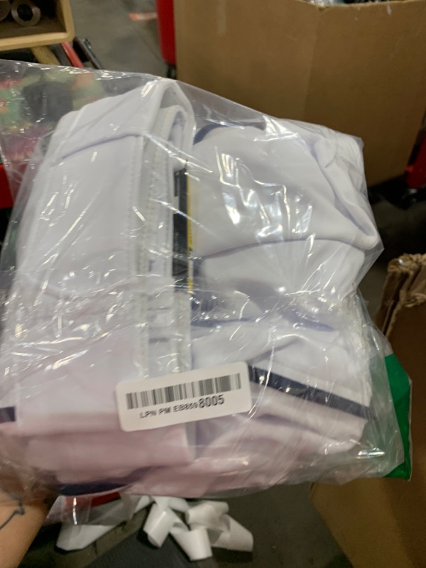 Photo 1 of Champro Standard Triple Crown Open Bottom Adult Baseball Pants, White, Navy Pipe, Medium