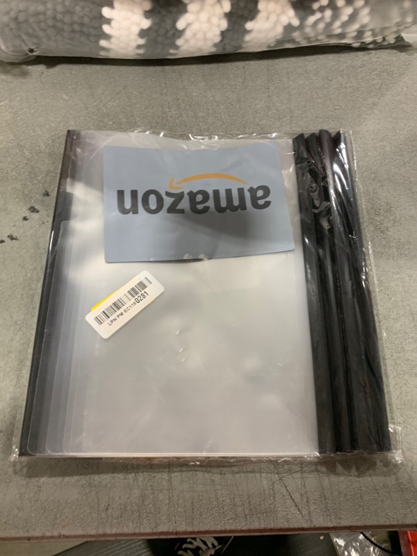 Photo 1 of Report Covers with Sliding Bar, Clear Report Covers for A4 and Letter Size Paper, Resume Covers Presentation Folders File Document Binder for School Business, 70 Sheet Capacity