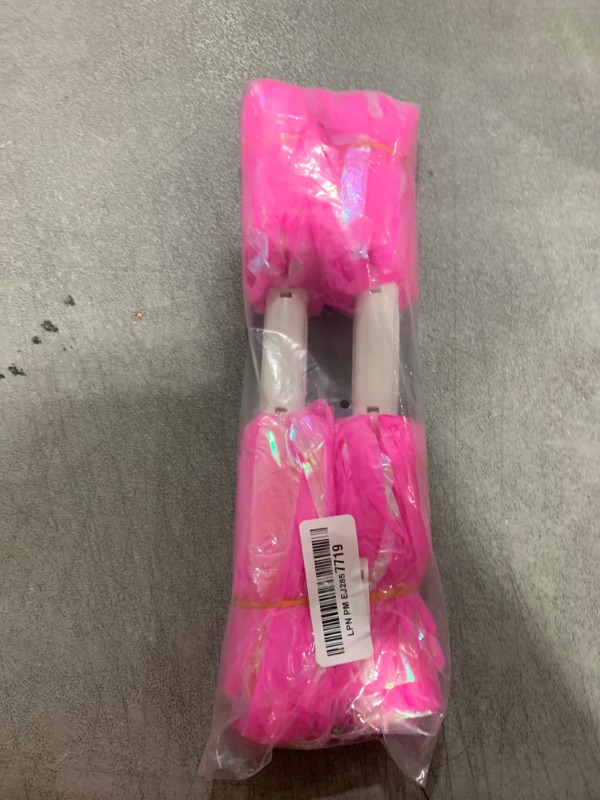 Photo 1 of AOPANDA Cheerleading Pom Poms with Baton Handle for Team Spirit Sports Dance Cheering Kids Adults?Pink?