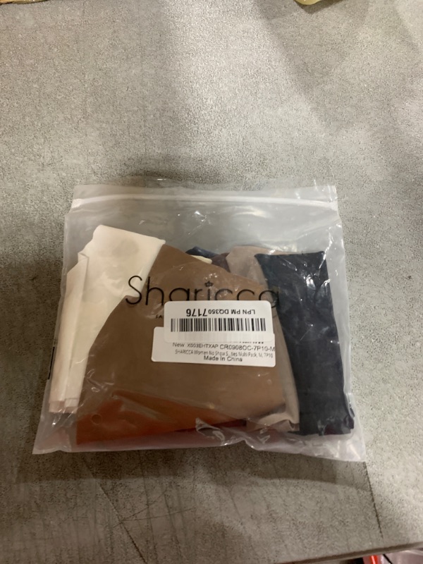 Photo 1 of SHARICCA Women No Show Seamless Underwear Thong Invisible Soft Panties Multi Pack, M, 7P10