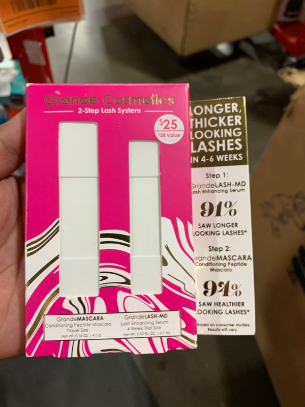Photo 1 of Grande Cosmetics 2 Step Lash System Gift Set