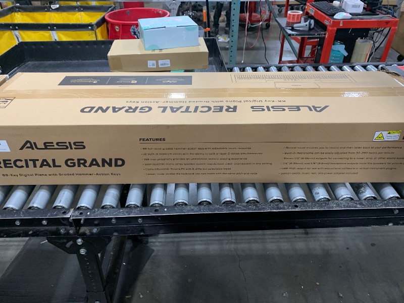 Photo 1 of Alesis Recital Grand - Digital Piano 88 Weighted Keys with Hammer Action, Sustain Pedal, 16 Premium Voices, Speakers, Piano Lessons, Sheet Music Stand
