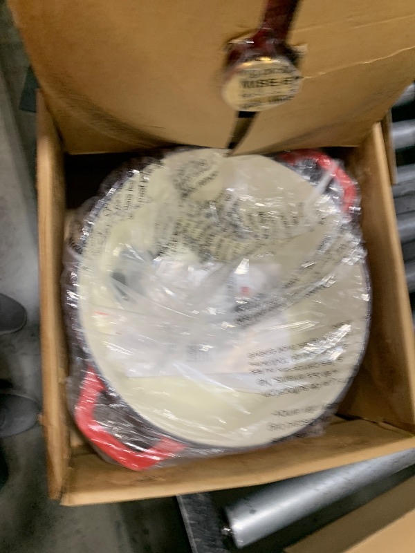 Photo 1 of MÜELLERHOME 7.5 QT Enameled Cast Iron Dutch Oven, Heavy-Duty Casserole Dish and Braiser Pan with Lid and Stainless Knob, Safe for All Cooktops, Red