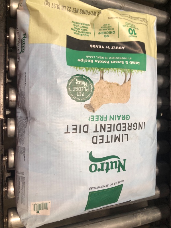 Photo 1 of Nutro Limited Ingredient Diet Adult Dry Dog Food, Lamb & Sweet Potato Recipe, 22 lbs.