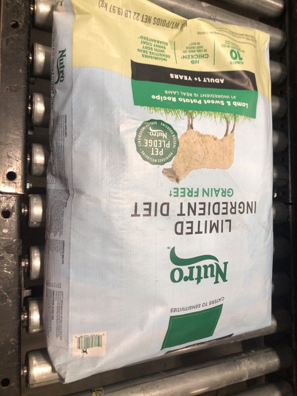 Photo 1 of Nutro Limited Ingredient Diet Adult Dry Dog Food, Lamb & Sweet Potato Recipe, 22 lbs.