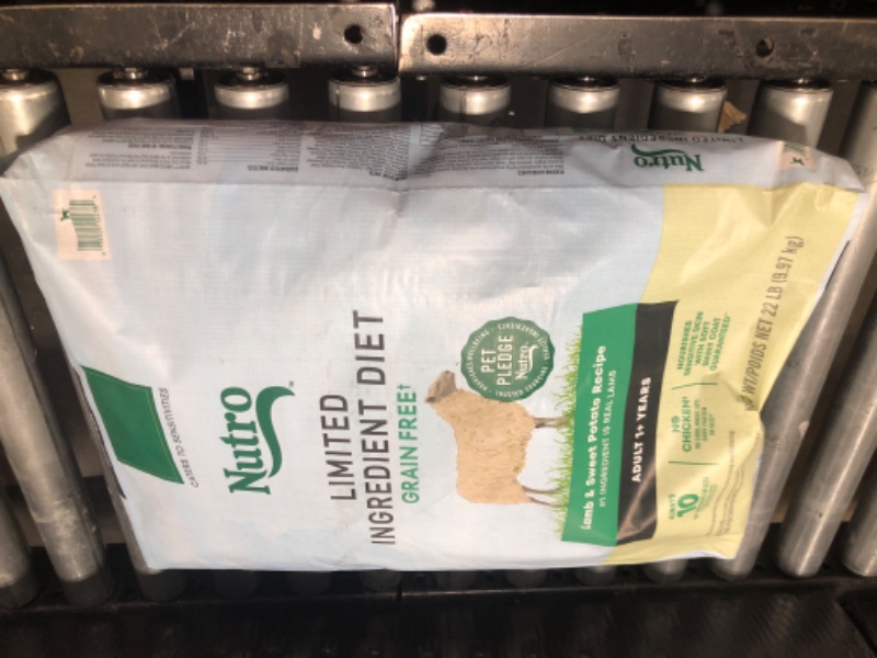 Photo 1 of Nutro Limited Ingredient Diet Adult Dry Dog Food, Lamb & Sweet Potato Recipe, 22 lbs.