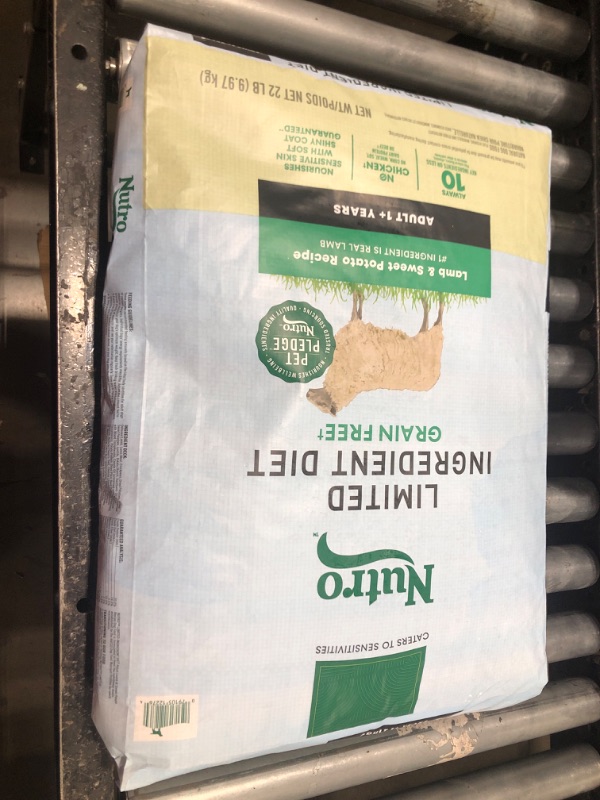 Photo 1 of Nutro Limited Ingredient Diet Adult Dry Dog Food, Lamb & Sweet Potato Recipe, 22 lbs.