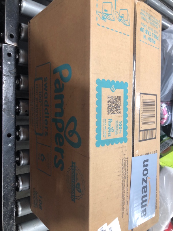 Photo 1 of Pampers Baby Diapers - Swaddlers - Size 6, 108 Count, Ultra Absorbent Disposable Infant Diaper