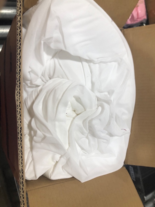 Photo 1 of Cloud-Like Twin Mattress Topper - 100% Cotton Top Mattress Pad for Back Pain Relief - Breathable & Naturally Cooling for Hot Sleepers