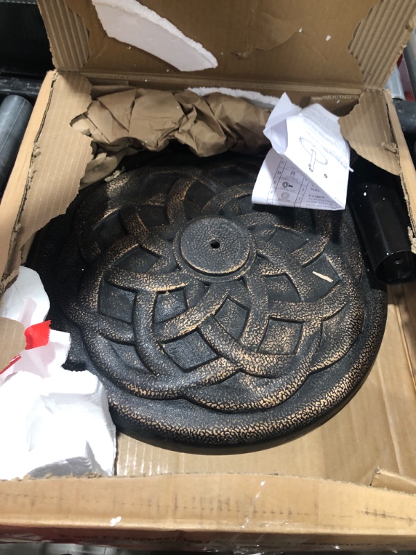 Photo 1 of BACKYARD EXPRESSIONS PATIO · HOME · GARDEN 911554 21 Pound Umbrella Base, Bronze
