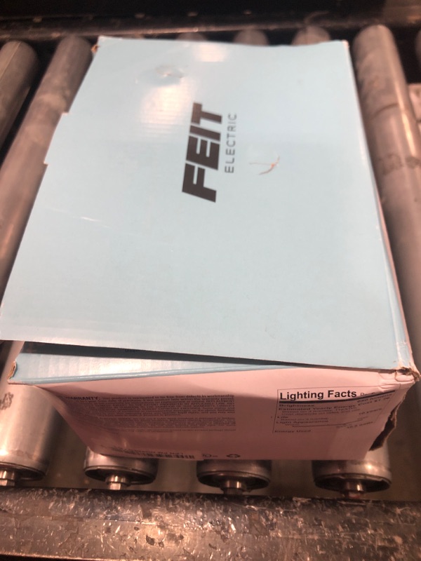 Photo 1 of Feit Electric LED BR30 Light Bulbs, 65W Equivalent, Dimmable, 10 Year Life, 650 Lumens, 5000k Daylight, E26 Base Recessed Can Light Bulbs, Flood Light Bulbs, Damp Rated, 6 Pack, BR30DM/850/10KLED/6