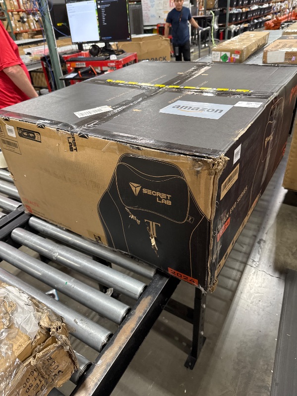 Photo 1 of Secretlab Titan Evo Black Gaming Chair - Reclining, Ergonomic & Comfortable Computer Chair with 4D Armrests, Magnetic Head Pillow & 4-Way Lumbar Support - Black - Leatherette