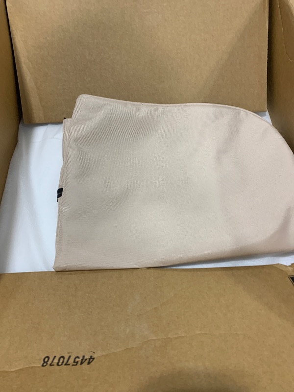 Photo 1 of AAAAAcessories Outdoor Deep Seat Cushions, Foam Pillow, Waterproof, Fade-Resistant Patio Furniture Replacement Cushions, 24" x 24" x 5", Beige