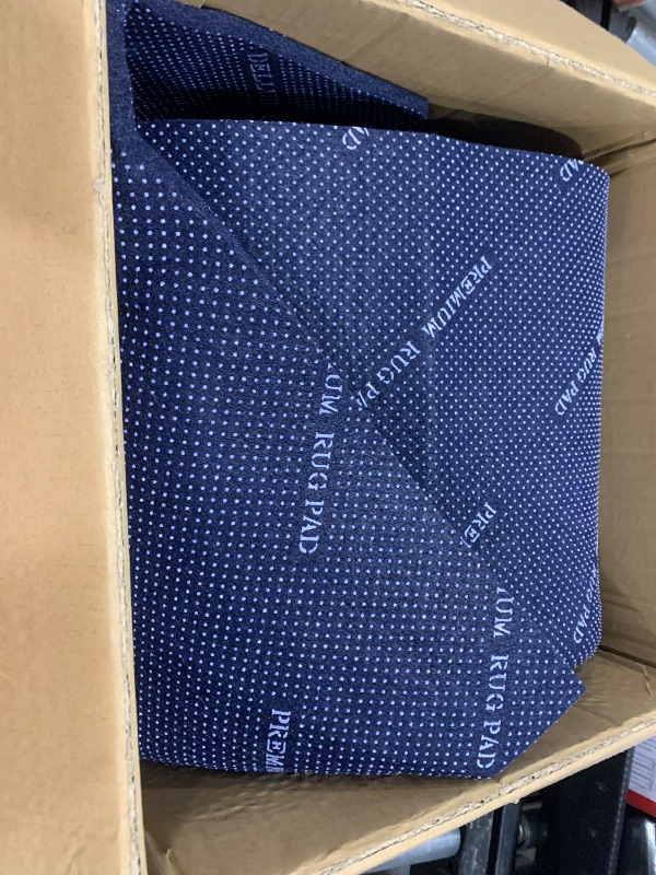 Photo 1 of DELLUNA Non-Slip Area Rug Pad 2'x6', 3/8" Thick Double Side Rubber + Felt, Premium Deluxe Cushioned- Safe for All Floors, Adds Comfort and Protection, Ultra Strong Grip, Stop Rug from Moving.
