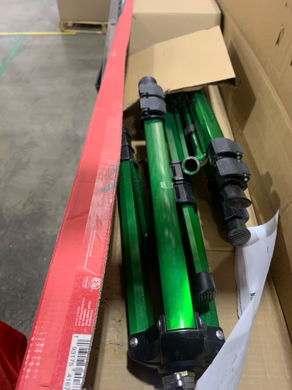 Photo 1 of Biswing Impact Sprinkler Head on Tripod Base, Heavy Duty Lawn Sprinklers, 360 Degree Large Area Irrigation, Brass Sprinkler Nozzle & Solid Alloy Metal Extension Legs Flip Locks, 2 Pack