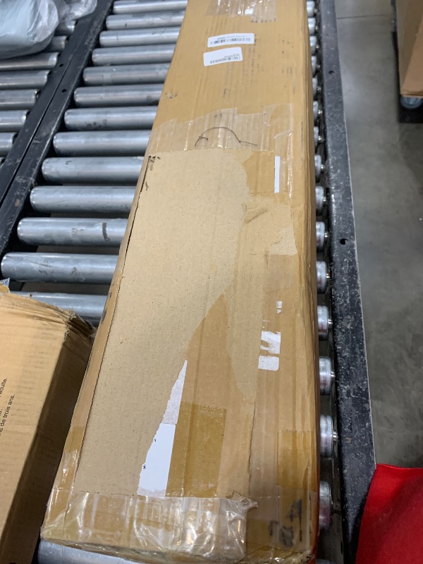 Photo 1 of Upower 4" Inlet Diesel Exhaust Muffler 7" x 24" Body 30" Whole Length XS2772 - Straight Through Stainless Steel Welded On Resonator Muffler