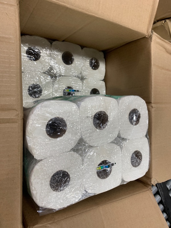 Photo 1 of Seventh Generation Toilet Paper Recycled Bath Tissue 4-Pack 100% Recycled Paper 2-ply without Chlorine Bleach 12 Rolls (missing 1 pack)