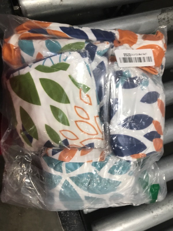 Photo 1 of Hosuly 8 Pcs Summer Dahlia Sofa Cushion Cover for Patio Summer Floral Stretch Outdoor Sofa Seat Cushions Covers Tropical Flower Indoor Replacement Couch Slipcover Flexibility Chair Seat Cover