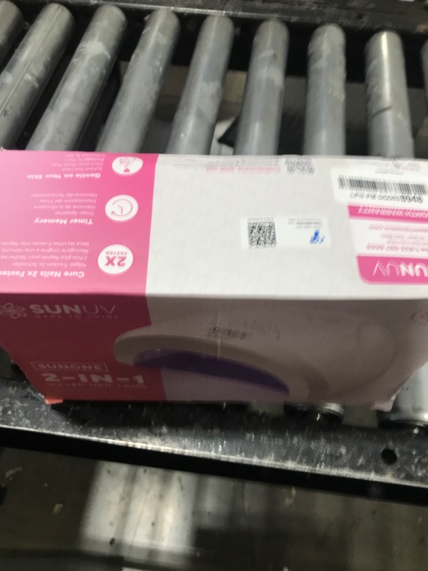 Photo 1 of SUNUV UV LED Nail Lamp, Gel Light for Nail Polish UV Dryer with 3 Timers SUNone White