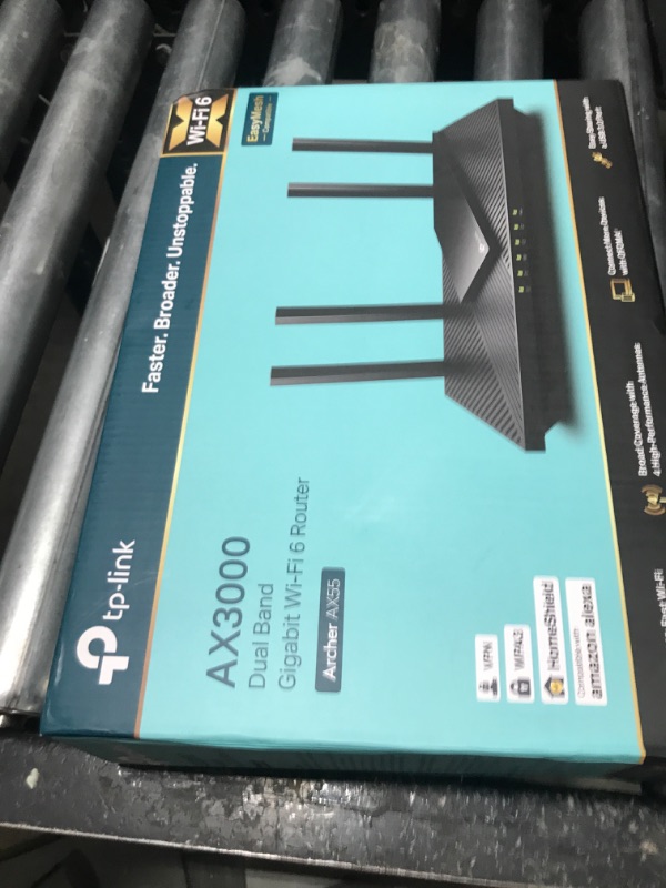 Photo 1 of TP-Link Dual-Band AX3000 Wi-Fi 6 Router Archer AX55 | Wireless Gigabit Internet Router for Home | EasyMesh Compatible | VPN Clients & Server | HomeShield, OFDMA, MU-MIMO | USB 3.0 | Secure by Design