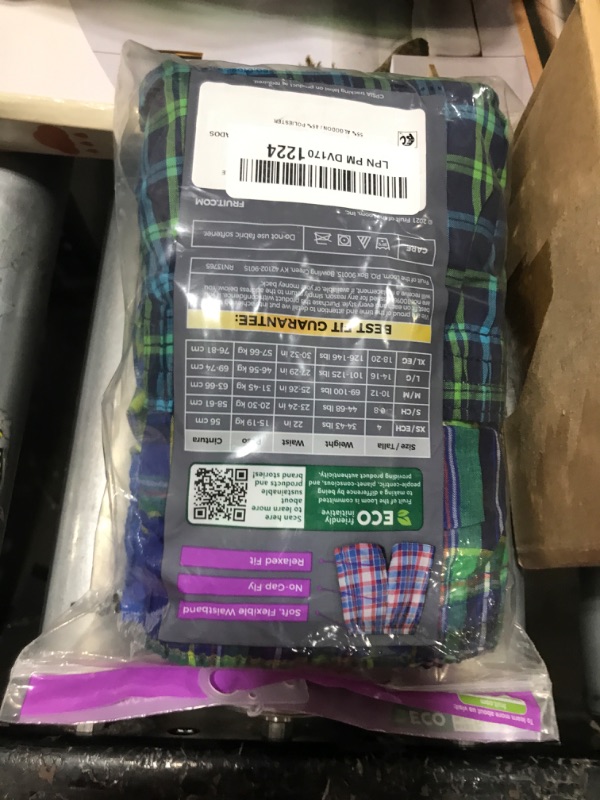 Photo 1 of Fruit of the Loom boys Boxer Shorts Underwear, Woven - 7 Pack Assorted, X-Large US
