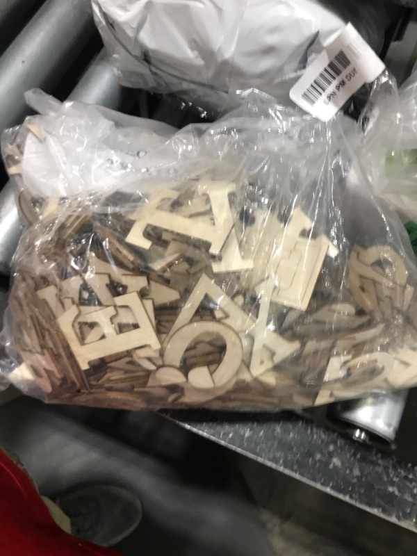Photo 1 of 2 Inch 328 Pieces Wooden Greek Letters Bold Font Unfinished Wood Greek Alphabets for Small Paddles Embellishment/Sorority/Fraternity/DIY Project/Learning/Wall Decor
