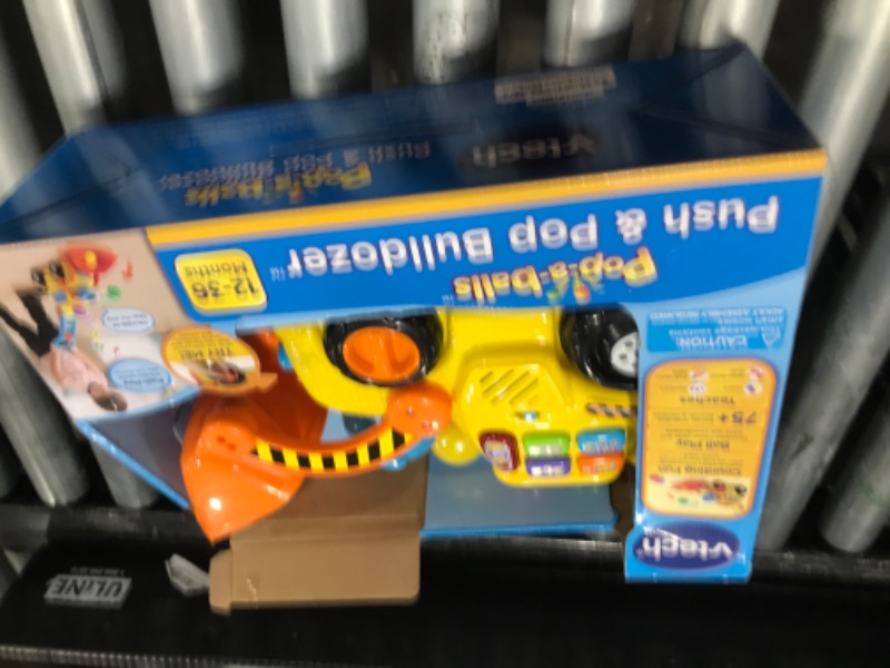Photo 1 of VTech Pop-a-Balls Push and Pop Bulldozer, Yellow