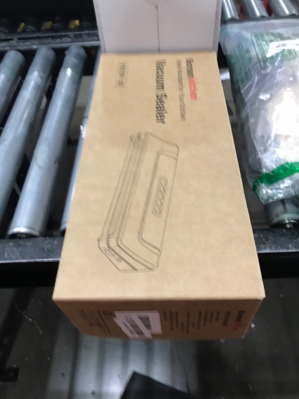 Photo 1 of [Updated 2025] Bonsenkitchen Vacuum Sealer Machine + 40 Vacuum Bags, Fast-Compact/Multi-Functional Food Vacuum Sealer with External Vacuum System, Silver