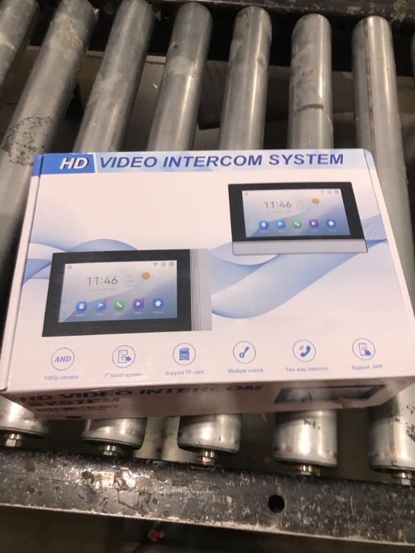 Photo 1 of AMOCAM Wireless WiFi Video Doorbell Intercom System, 1080P Video Door Camera with Monitor, 7 Inch Touch Screen Video Door Phone, No Monthly Fees, Tuya APP Remote Intercom (Wired Power)