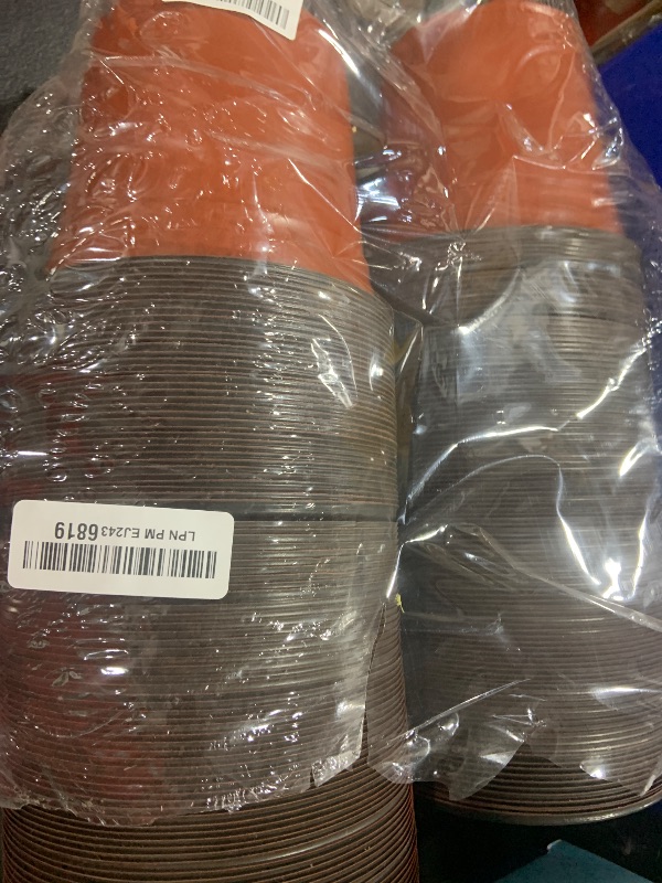 Photo 1 of Hemikaki 200 Pack 6 Inch Plastic Nursery Pots for Plants, Seedling Pots Succulent Pots Flower Pots with Drainage Holes, Come with 200pcs Plant Labels