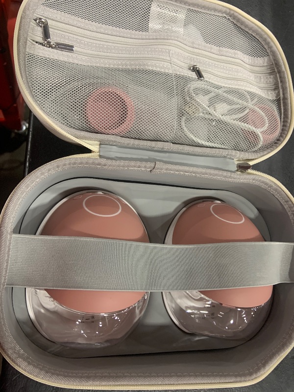 Photo 1 of Momcozy Breast Pump Hands Free Upgraded Mobile Flow | M9, App Discreet Control with Personalized Multi-Modes & 15 Levels, Wearable Breast Pump 24mm, 2 Pack Cozy Red