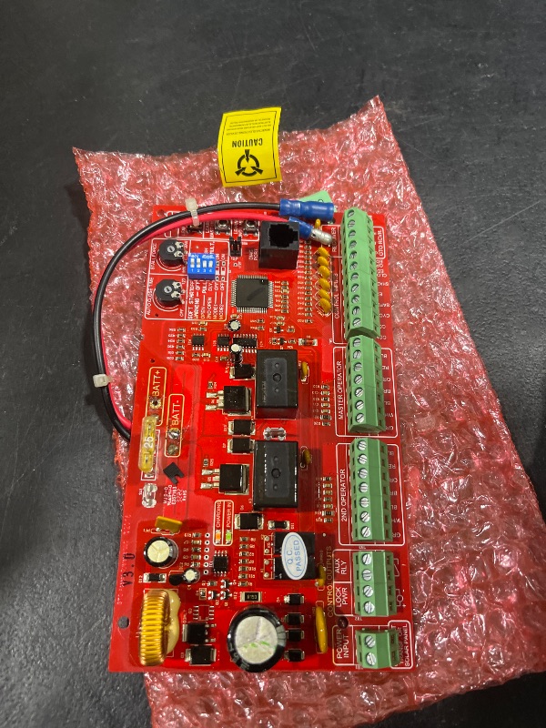 Photo 1 of Mighty Mule Replacement Control Board for Mighty Mule Gate Openers (R4211), Red
