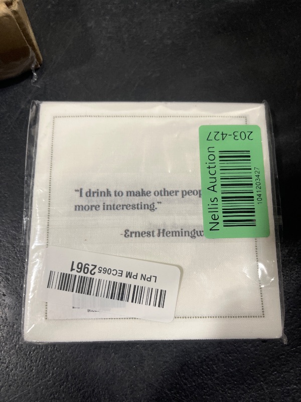 Photo 1 of QUOTE NAPKINS
