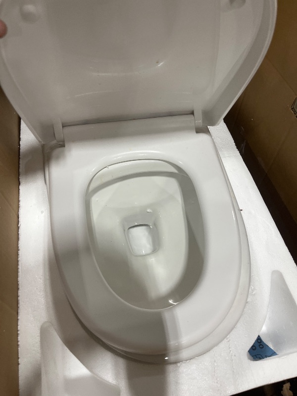 Photo 1 of Swiss Madison SM-1T254 St. Tropez One Piece Toilet Dual Tornado Flush 0.8/1.28 GPF with Soft Closing Seat, Comfort Height