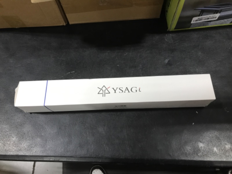 Photo 1 of YSAGi Leather Desk Protector, Office Mat, Large Mouse Mat, Non-Slip PU Leather Blotter, Laptop Desk, Waterproof Writing Pad for Office and Home (White, 31.5" x 15.8")
