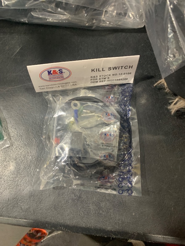 Photo 1 of K&S Technologies 12-0106 KTM Style Engine Kill Switch