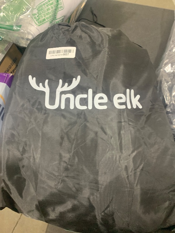 Photo 1 of Uncle elk Car Air Mattress Bed: Inflatable Back Seat Air Mattress for SUV, Thick Camping Sleeping Pads with Pillows Air Pumps, Sedan, Truck, SUV, Black