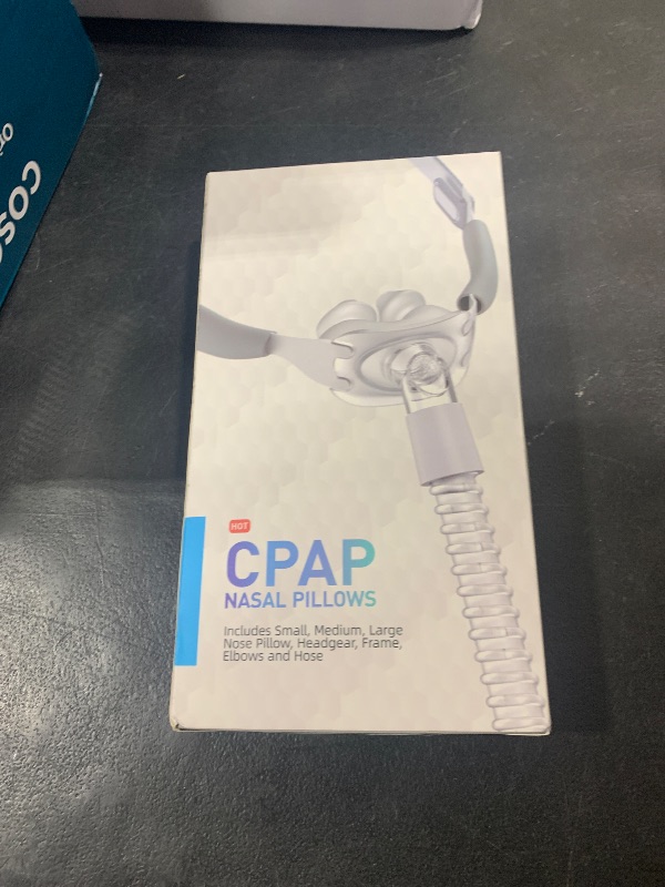 Photo 1 of Cushion-Flex TM Nasal CPAP Mask Sleep Apnea - CPAP Nasal Pillows - Includes Headgear, Frame, Elbows and Soft Sleeve - Reusable CPAP Supplies