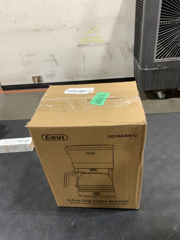 Photo 1 of Gevi 4-Cup Coffee Maker with Auto-Shut Off, Small Drip Coffeemaker Super Automatic Espresso Machines Compact Coffee Pot Brewer Machine with Cone Filter, Glass Carafe and Hot Plate