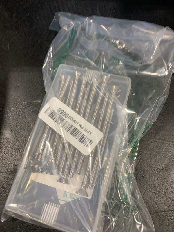 Photo 1 of iexcell 10 Pcs 1/4-20 x 4 Stainless Steel 304 Hex Socket Flat Head Cap Screws Bolts Kit