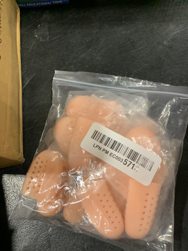 Photo 1 of Tondiamo 20 Pieces Silicone Finger Cots Protectors Caps with Holes for Wound, Breathable Cots Finger Cover Sleeves for Cracking, Eczema, Trigger, Blisters, Corn, Broken Toe(Nude Color)