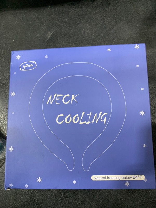 Photo 1 of Neck Cooling Tube, Reusable Ice Neck Cool Ring for Outdoor Indoor, Neck Coolers for Hot Weather