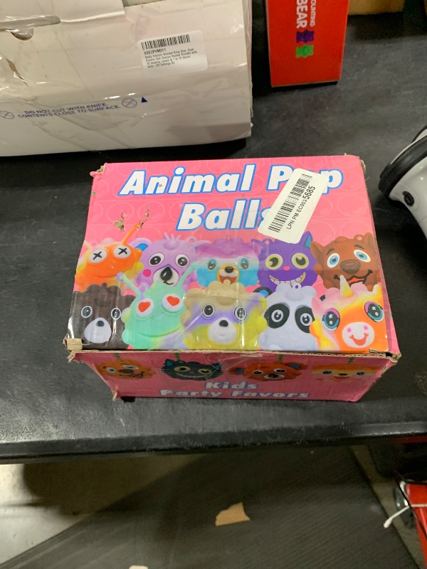 Photo 1 of Party Favors for Kids,3D Animal Pop Balls Fidget Toys,Birthday Gifts,Goodie Bag Stuffers,Pinata Stuffers,Carnival Prizes,Treasure Box Toys,Prizes for Kids Classroom