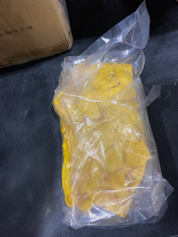 Photo 1 of 110 Pack Yellow Balloons 12 Inch Latex Party Balloons, Matte Balloons for Birthday Party Graduation Anniversary Baby Shower Wedding Decorations