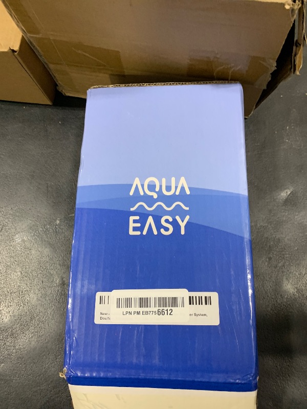 Photo 1 of AquaEasy Stainless Steel Gravity Water Filter System (2.25 Gallon) with 2X Activated Carbon Filter, Countertop Water Filtration System (Lite)